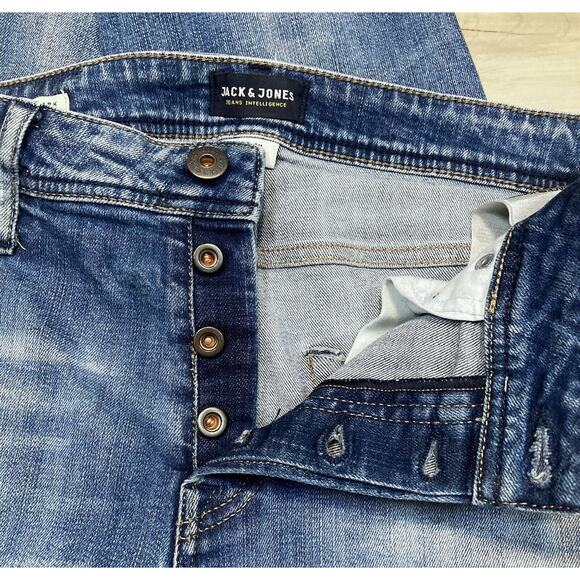 Jack & Jones Mens size 31 Clark Regular Fit Jeans JOS 317 NOOS ~ 31x32 - Picture 9 of 16